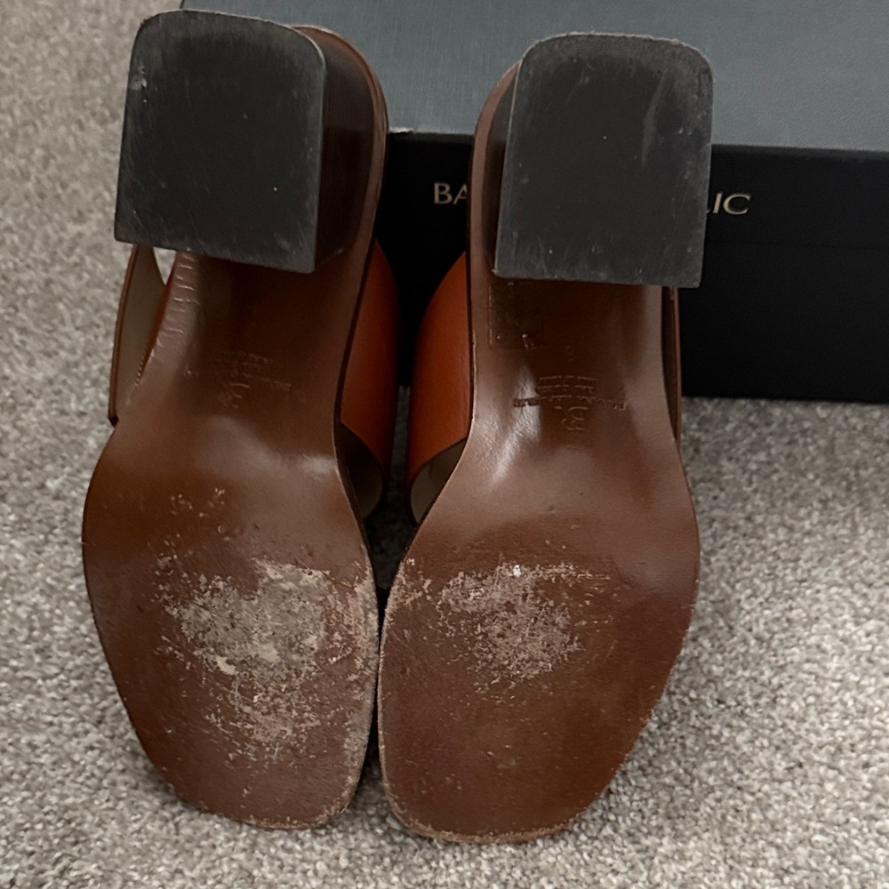 Banana Republic Brown Leather Mules - Picture 4 of 6